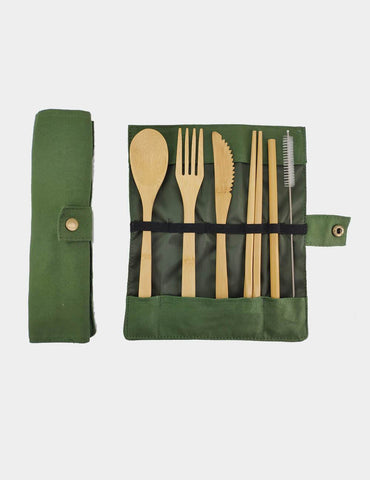 Image of Bamboo Cutlery 6 Piece