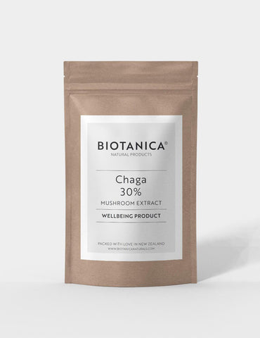 Image of Biotanica, Chaga Mushroom Premium Polysaccharides Triterpenoid Extract